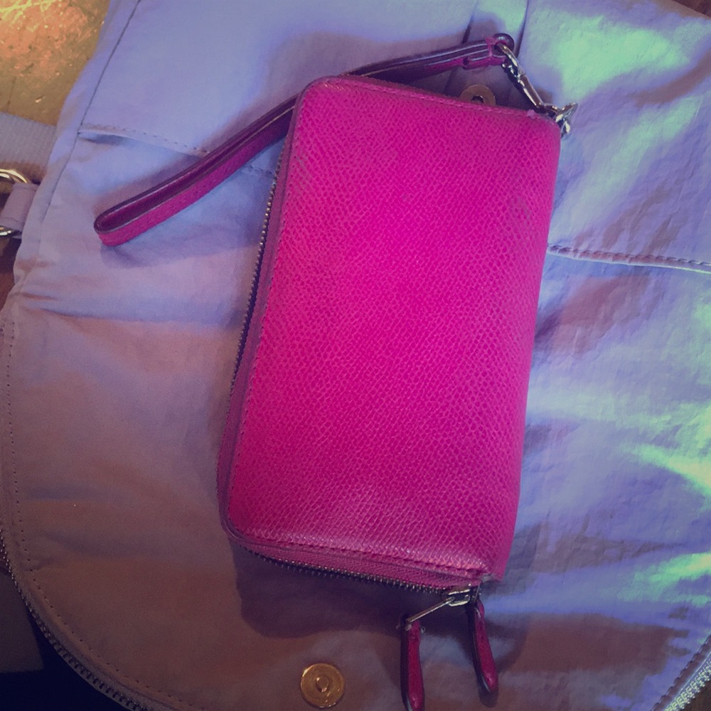 Pink Coach Wallet